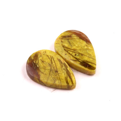 Kabošony páry Green Opal č.P819 (24x15x5mm)