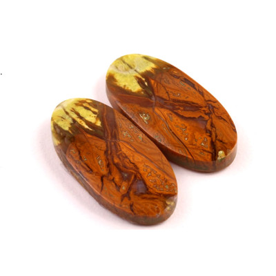 Kabošony páry Green Opal č.P822 (30x15x5mm)