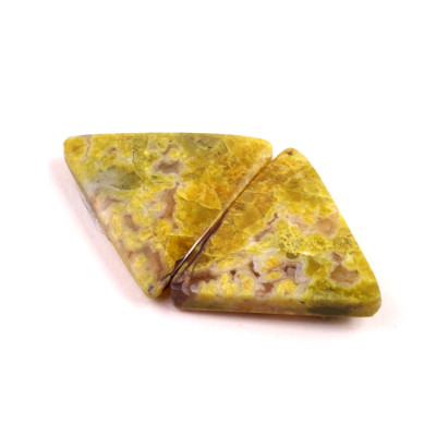 Kabošony páry Green Opal č.P824 (24x21x5mm)