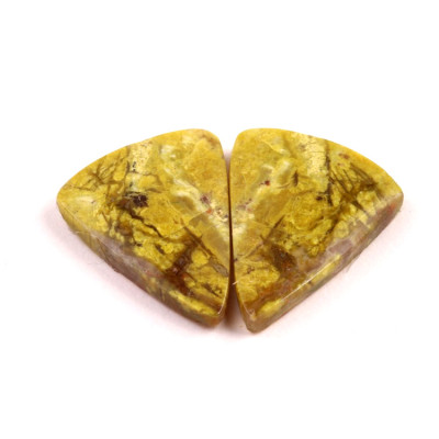 Kabošony páry Green Opal č.P825 (26x20x5mm)