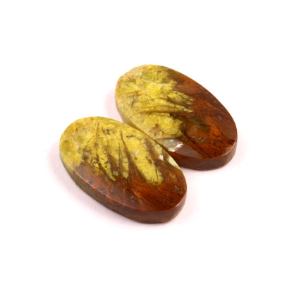 Kabošony páry Green Opal č.P826 (25x15x5mm)