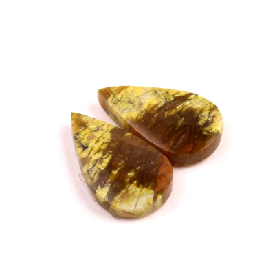 Kabošony páry Green Opal č.P827 (25x15x5mm)