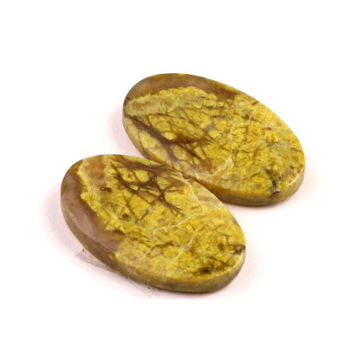 Kabošony páry Green Opal č.P829 (28x17x5mm)