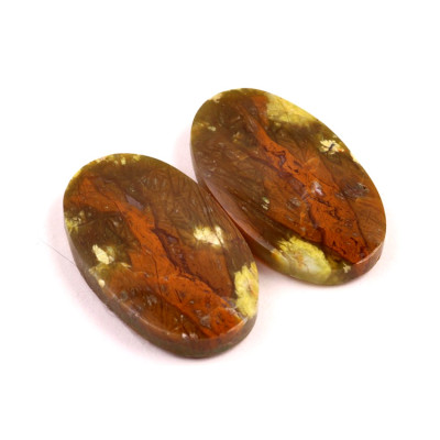 Kabošony páry Green Opal č.P835 (31x19x5mm)