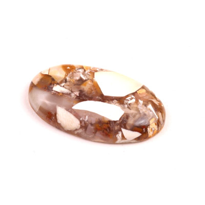 Kabošon Bracciate Mookaite č.716 (33x20x6mm)