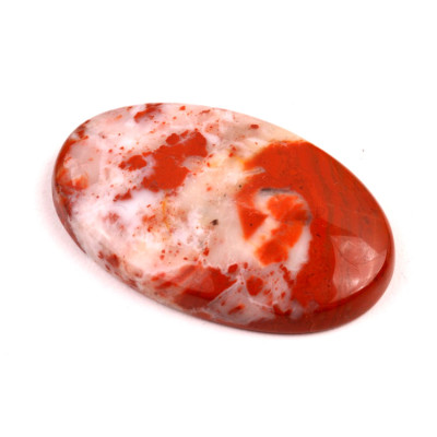 Kabošon Red Jaspis č.411 (39x24x6mm)