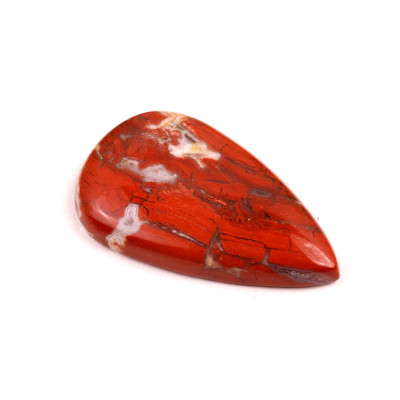 Kabošon Red Jaspis č.429 (35x21x6mm)