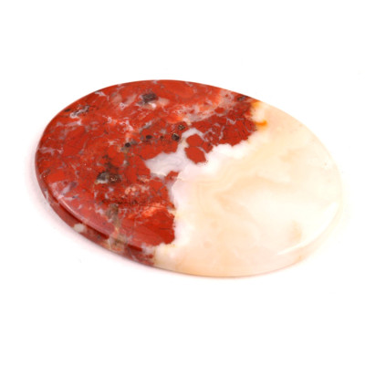 Kabošon Red Jaspis č.436 (42x29x4mm)