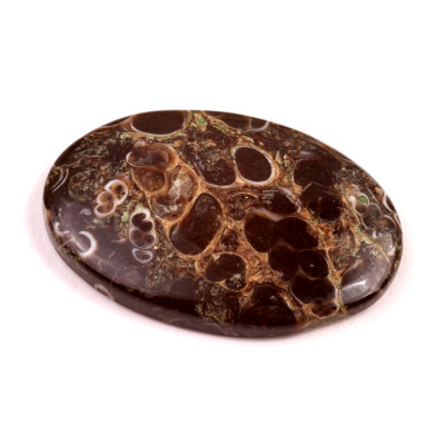 Kabošon Turritella Achát č.6069 (35x23x5mm)