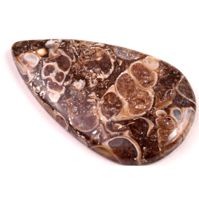 Kabošon Turritella Achát č.6076 (43x26x5mm)