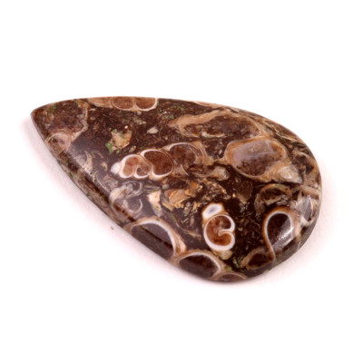 Kabošon Turritella Achát č.6083 (36x22x5mm)