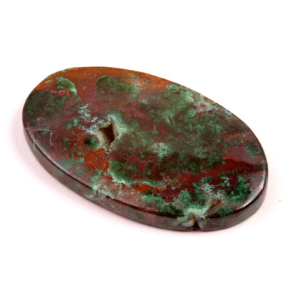 Kabošon Azurite č.1552 (47x29x6mm)