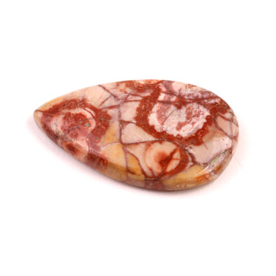 Kabošon Birds Eye Jasper č.2152 (36x22x5mm)