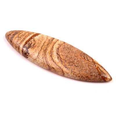 Kabošon Picture Jasper č.2322 (50x15x5mm)