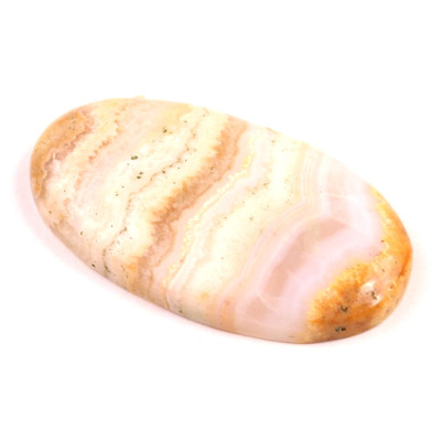 Kabošon Yellow Crazy Lace Agate č.2482 (43x24x6mm)