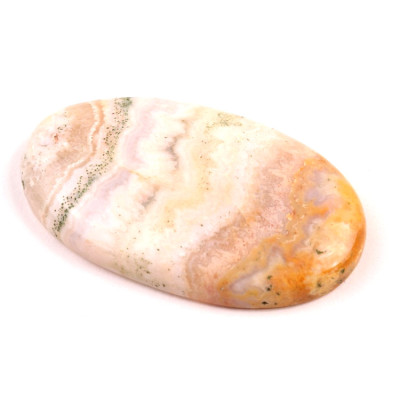Kabošon Yellow Crazy Lace Agate č.2484 (42x24x6mm)