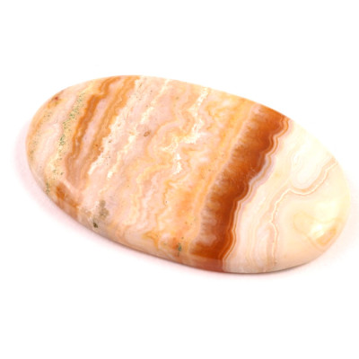Kabošon Yellow Crazy Lace Agate č.2487 (44x26x6mm)