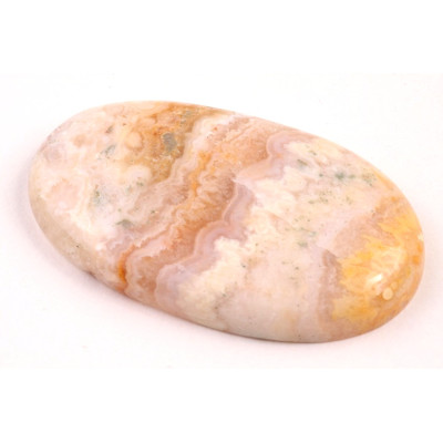 Kabošon Yellow Crazy Lace Agate č.2490 (44x25x7mm)