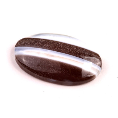 Kabošon Blue Opal č.975 (32x19x6mm)