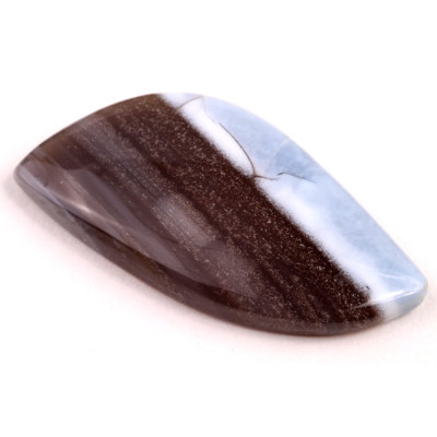 Kabošon Blue Opal č.977 (42x21x6mm)