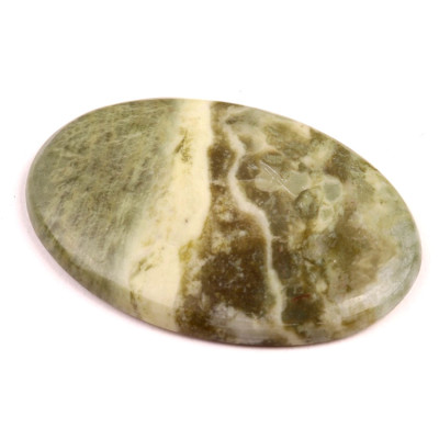 Kabošon Epidote Jasper č.1654 (47x33x6mm)