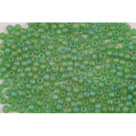 TOHO Round 8/0  N. 217 Trans-Rainbow-Frosted Peridot