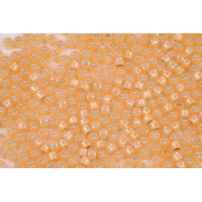 TOHO Round 8/0  N. 570 Silver-lined Milky Lt Topaz