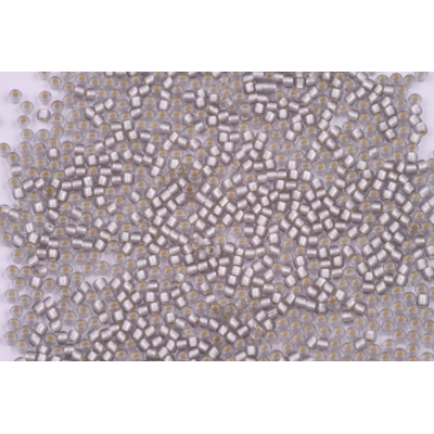 TOHO Round 11/0  N. 561 Silver-Lined Frosted Black Diamond