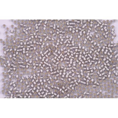 TOHO Round 11/0  N. 561 Silver-Lined Frosted Black Diamond