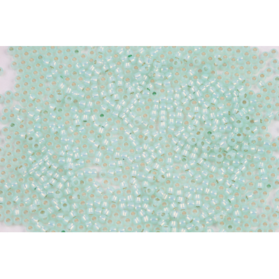 TOHO Round 11/0  N. 1055 Silver-Lined Milky Lt Peridot
